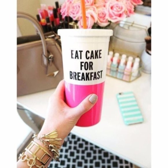 kate spade Other - KATE SPADE Eat Cake For Breakfast Tumbler